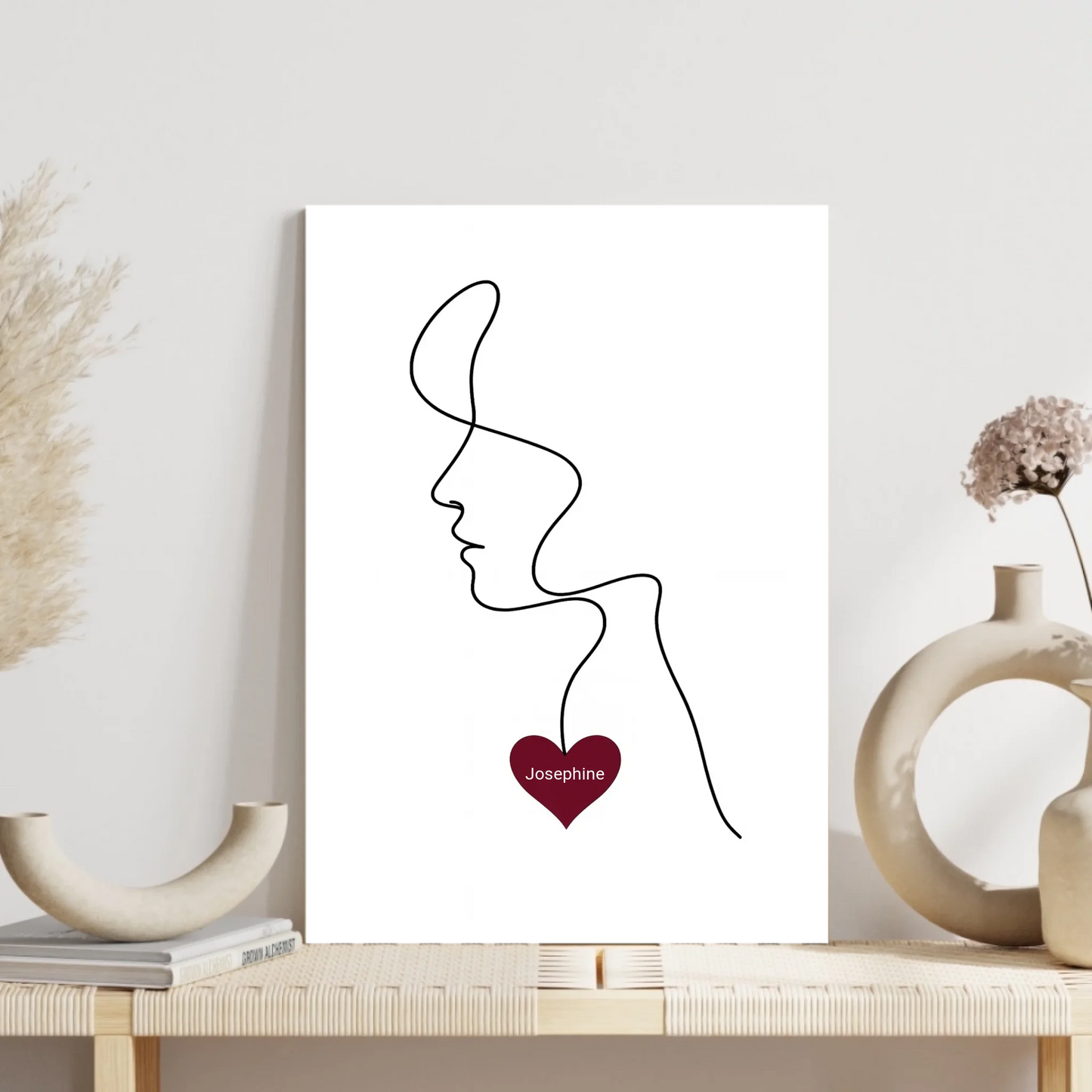Fineline Frau mit Herz (Valentine 2026)