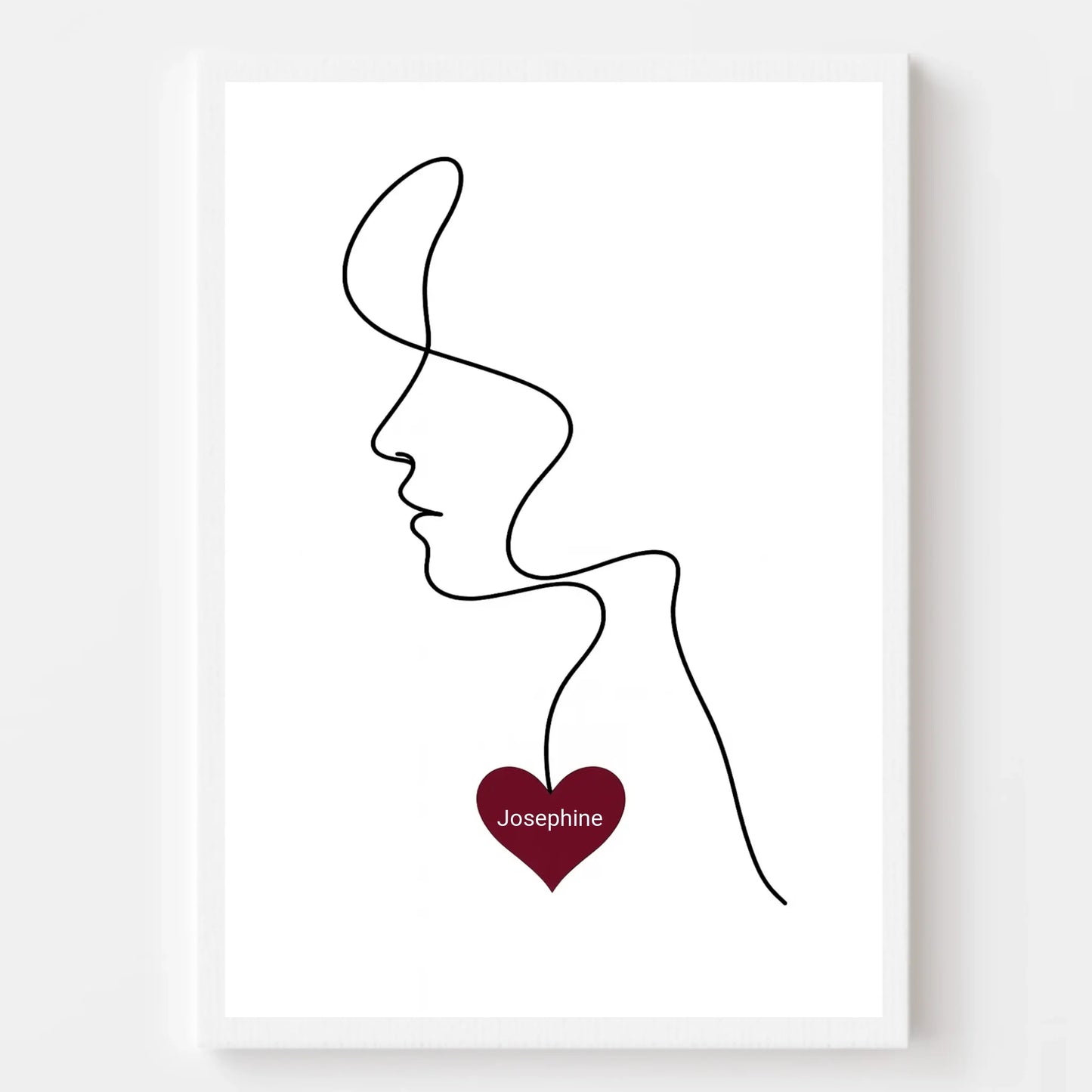 Fineline Frau mit Herz (Valentine 2026)